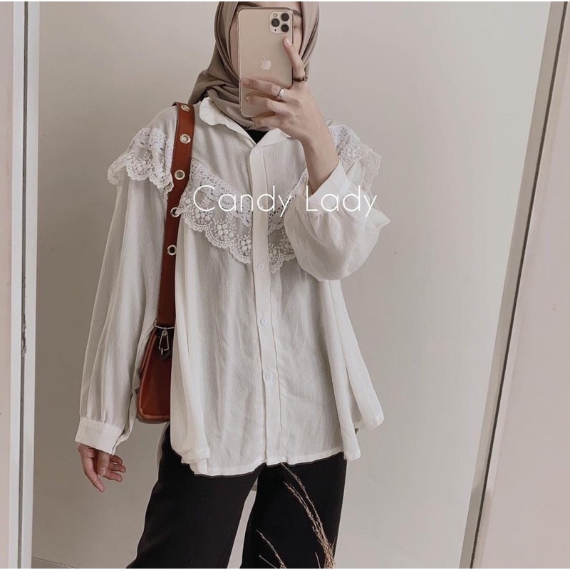 (RPA) BLOUSE GERINA RENDA REMPEL WOLFIS PREMIUM