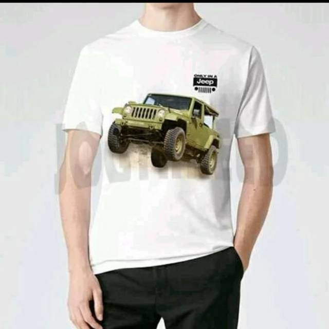 Kaos 3Dimensi Jeep