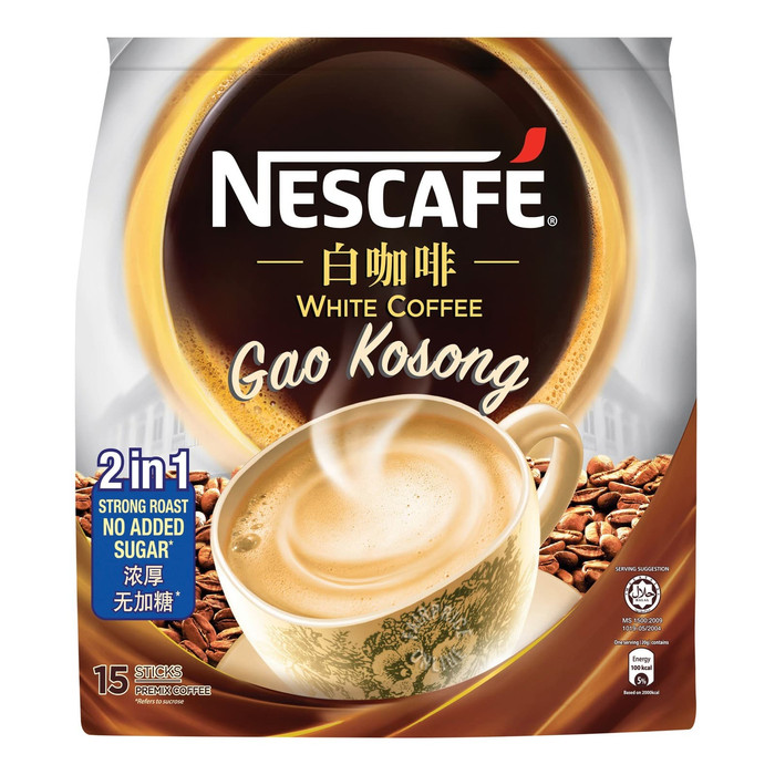 

MURAH Kopi Nescafe Instant White Coffee - Gao Kosong