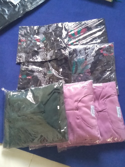 Batik Couple Keluarga Sania Ruffle Ori Ndoro Jowi Dnt Mega Mendung Abu