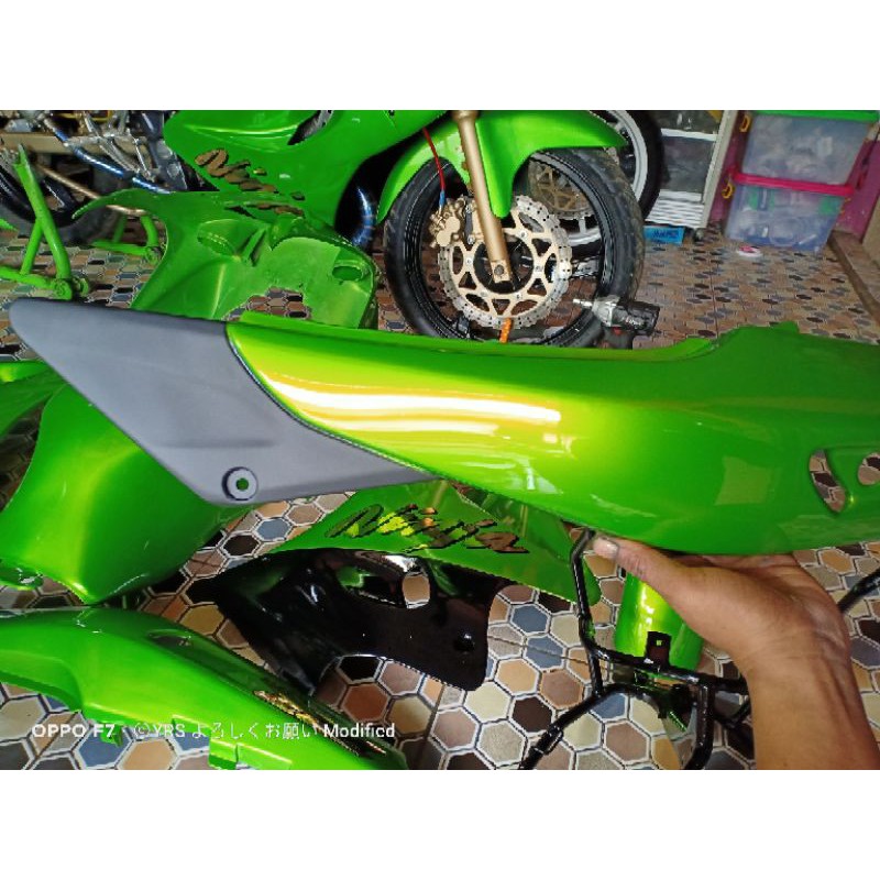 Body set Ninja RR ZX CBU RR Hijau candy