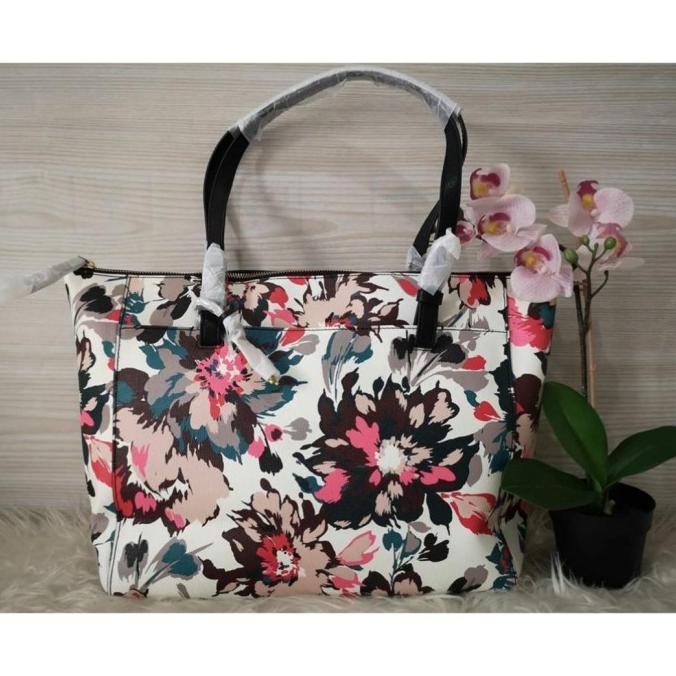 Tas Fossil Ori Murah READY SALE Fossil Women Floral Tote Bag ShoperBag barang tersedia