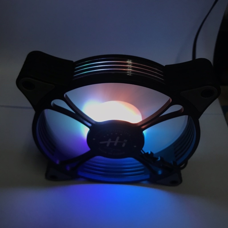 FAN Casing X6 RGB LED RAINBOW bisa berubah warna Dinamic