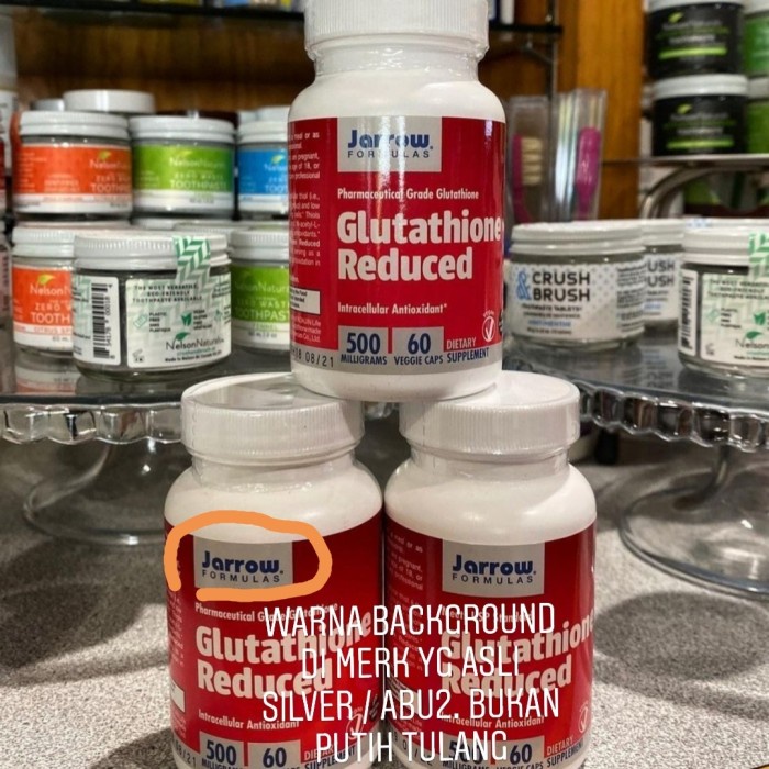 {cantikstore} Jarrow glutathione reduced 500 mg isi 60 - Isi 120 Diskon
