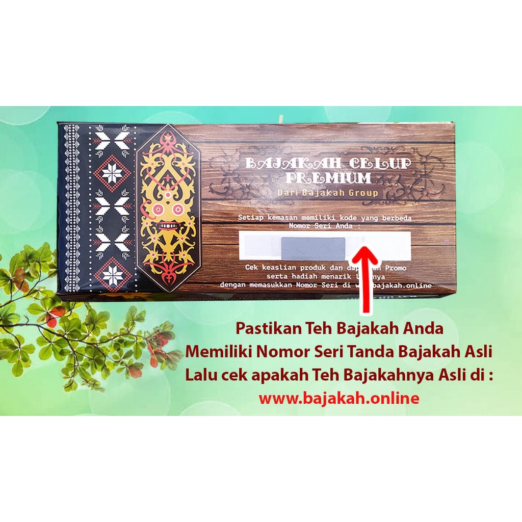 

[DIJAMIN ASLI] Teh celup Akar Bajakah Premium Asli Kalimantan Kayu Bajakah - 20 Sachet