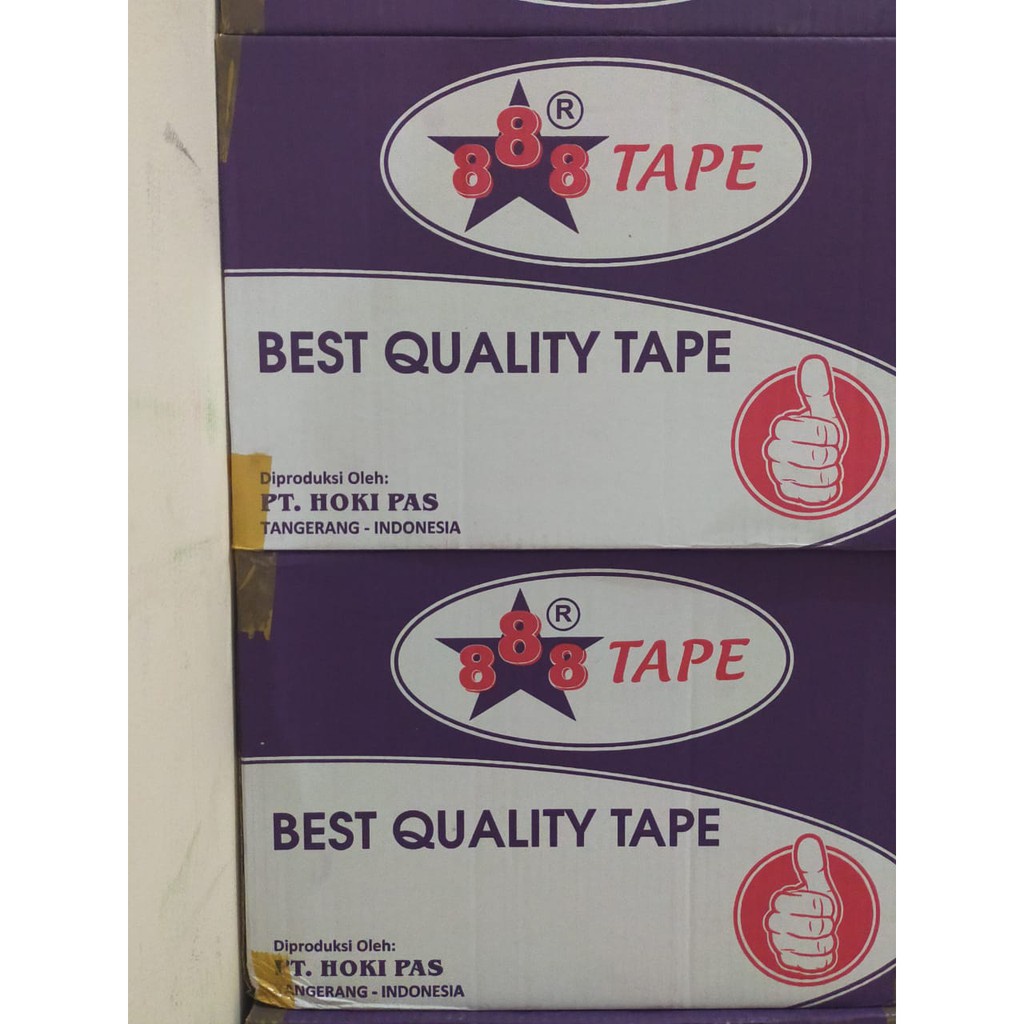 

Termurah Lakban Coklat tape 45mm x 100 yard super clear bagus berkualitas