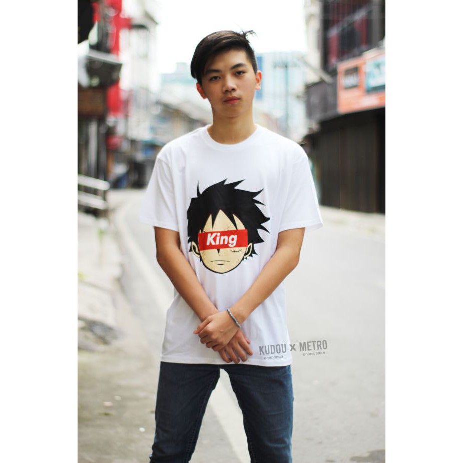 Tshirt Luffy KING Box White Onepiece