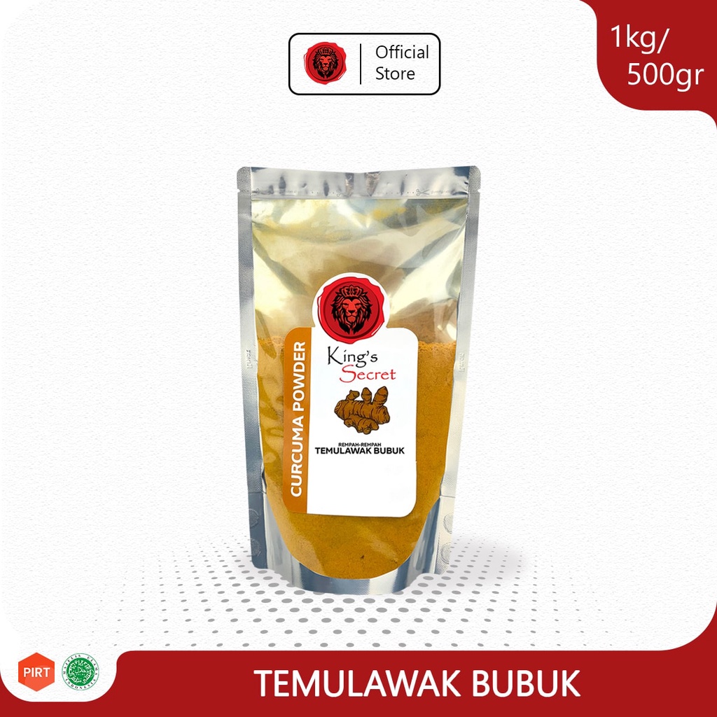 

Temulawak Bubuk | Curcuma Powder King's Secret