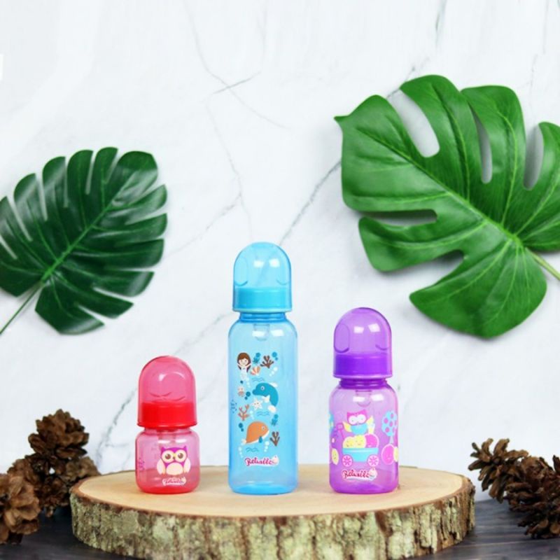 Botol Susu Bayi Reliable Warna Warni Dot Bulat 60 ml / 125 ml / 240 ml