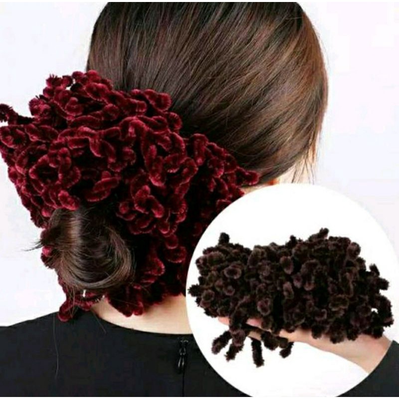 IKAT RAMBUT UBUR UBUR JURAI 100/ KUNCIR RAMBUT UBUR UBUR/ KUNCIRAN UBUR UBUR JURAI 100 SATUAN RANDOM