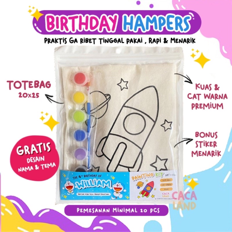 

Hampers birthday/ hampers ulang tahun/ birthday hampers (min pembelian 20 pcs)