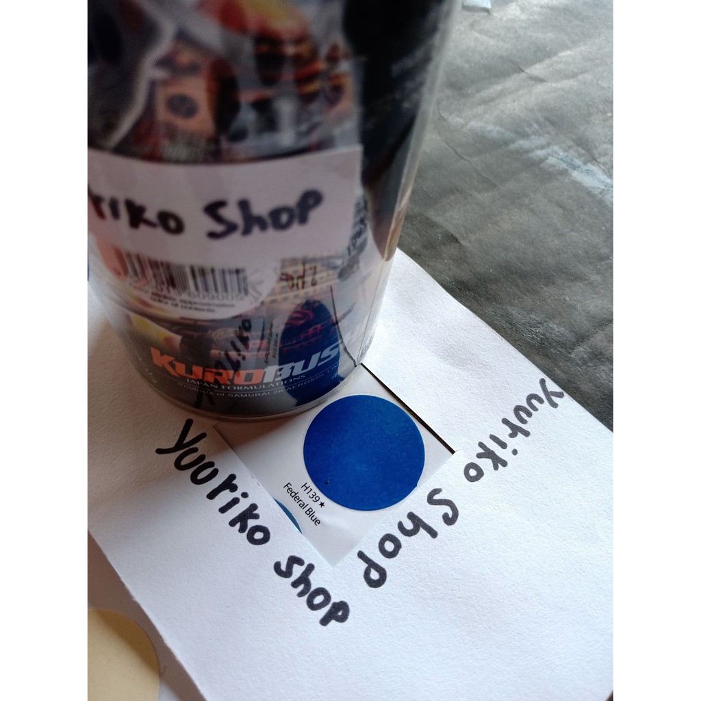 Pilok Samurai Cat Samurai Paint h139 federal blue cat Semprot biru candy