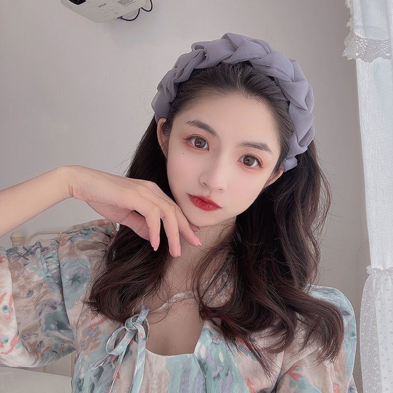 COD❤️Bando Ballerina Korea Tebal Besar Headband Import Head band Ikat Kepala Retro Jepit Rambut Wanita Ikat Kepala Kepang Twist