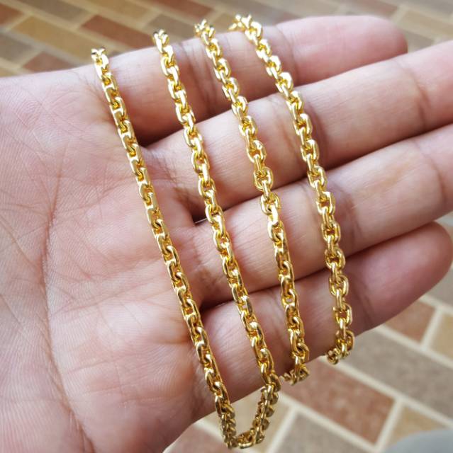 Kalung Rantai Nori Lapis Emas Asli Tebal 3mm Shopee Kalung Rantai Nori Lapis Emas Asli Tebal 3mm Shopee