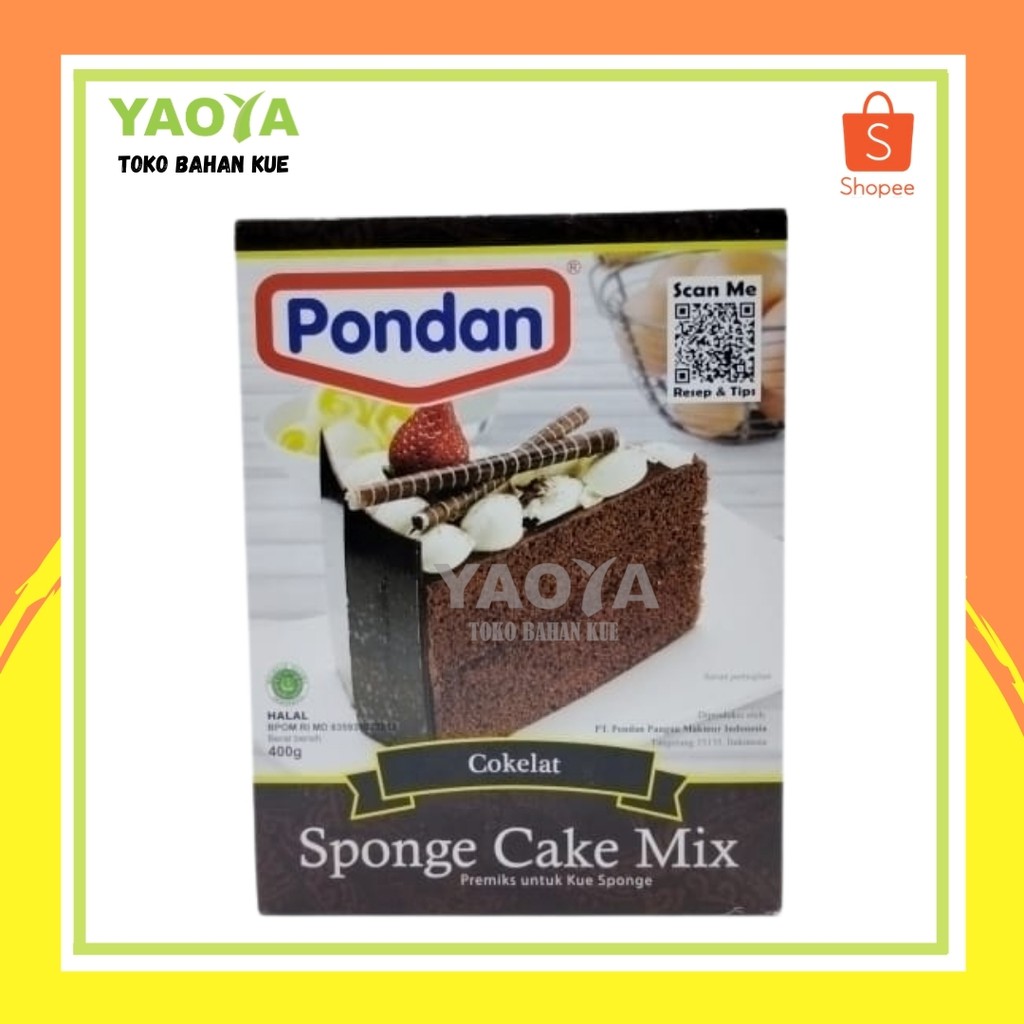 

PONDAN CAKE MIX SPONGE COKLAT 400G