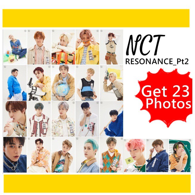 Photocard NCT 2020 pt.2 album resonance departure nct dream nct 127 wayv album