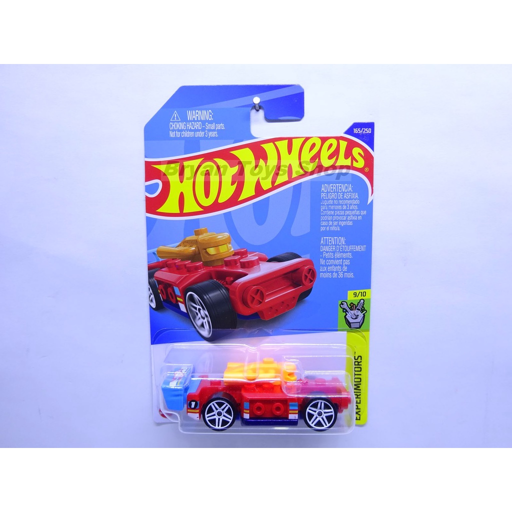 Hot Wheels Bricking Speed Merah Orange