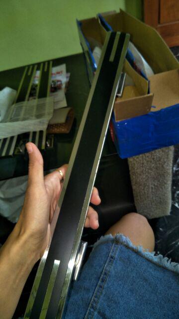 Handle Pintu Rumah 35 Cm & 45 Cm Tarikan Pintu Pegangan Pintu Rumah Minimalis Hitam Stainlees Steel