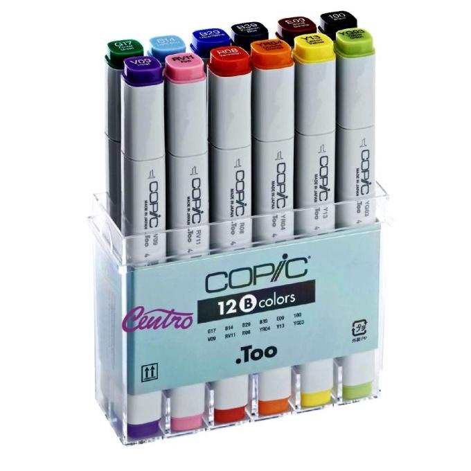

gunturputra39 Copic Sketch Marker Set 12 Basic Colour TERLARIS TERPERCAYA ORIGINAL