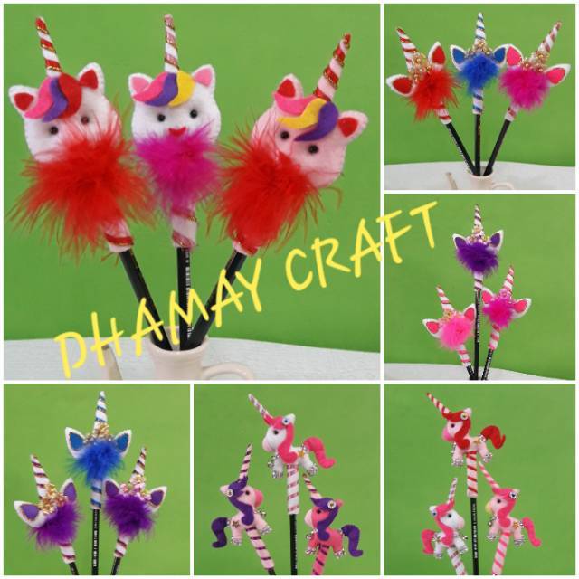 

Hiasan Pensil Unicorn