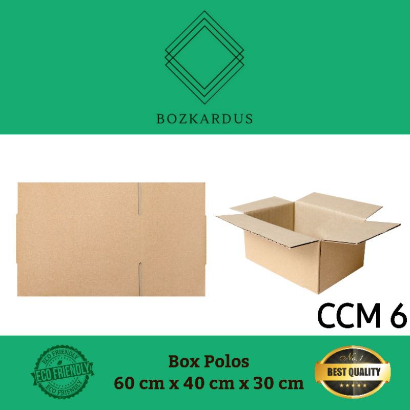 

KARDUS/KARTON BOX POLOS JUMBO 60X40X30 CM POLOS-BARU