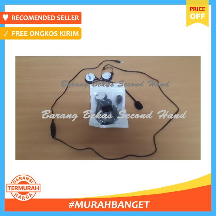 HEADSET MICROPHONE UNTUK HELM BISA COLOK KE HANDPHONE