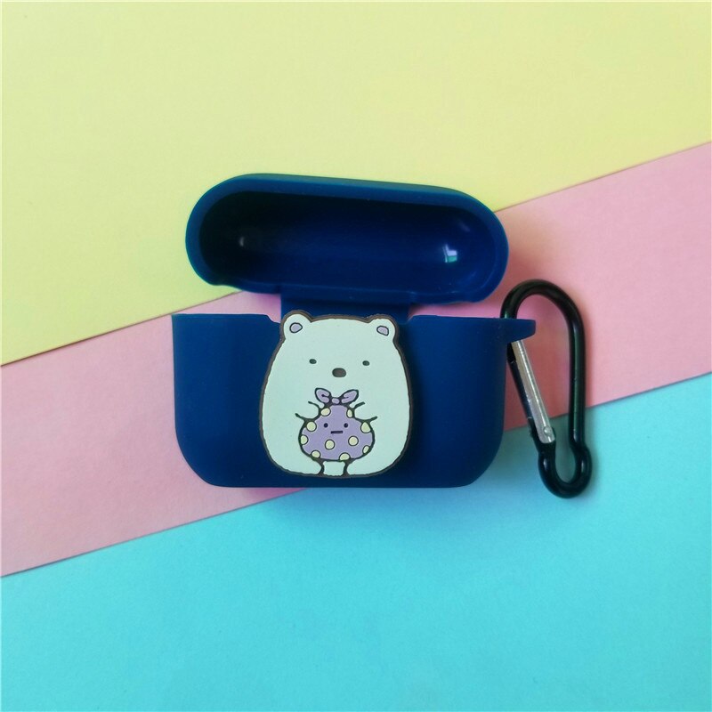 Casing Silikon Lucu Kompatibel Untuk Airpods Pro Case Wireless Bluetooth Compatible Untuk Airpods Pro3Sarung Earphone