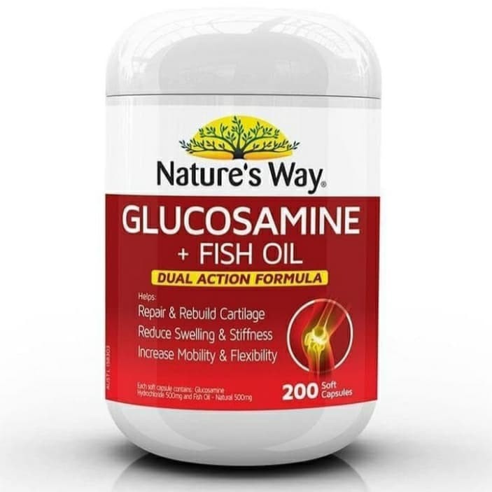 Nature's Way Glucosamine Fish Oil Joint -200 capsules