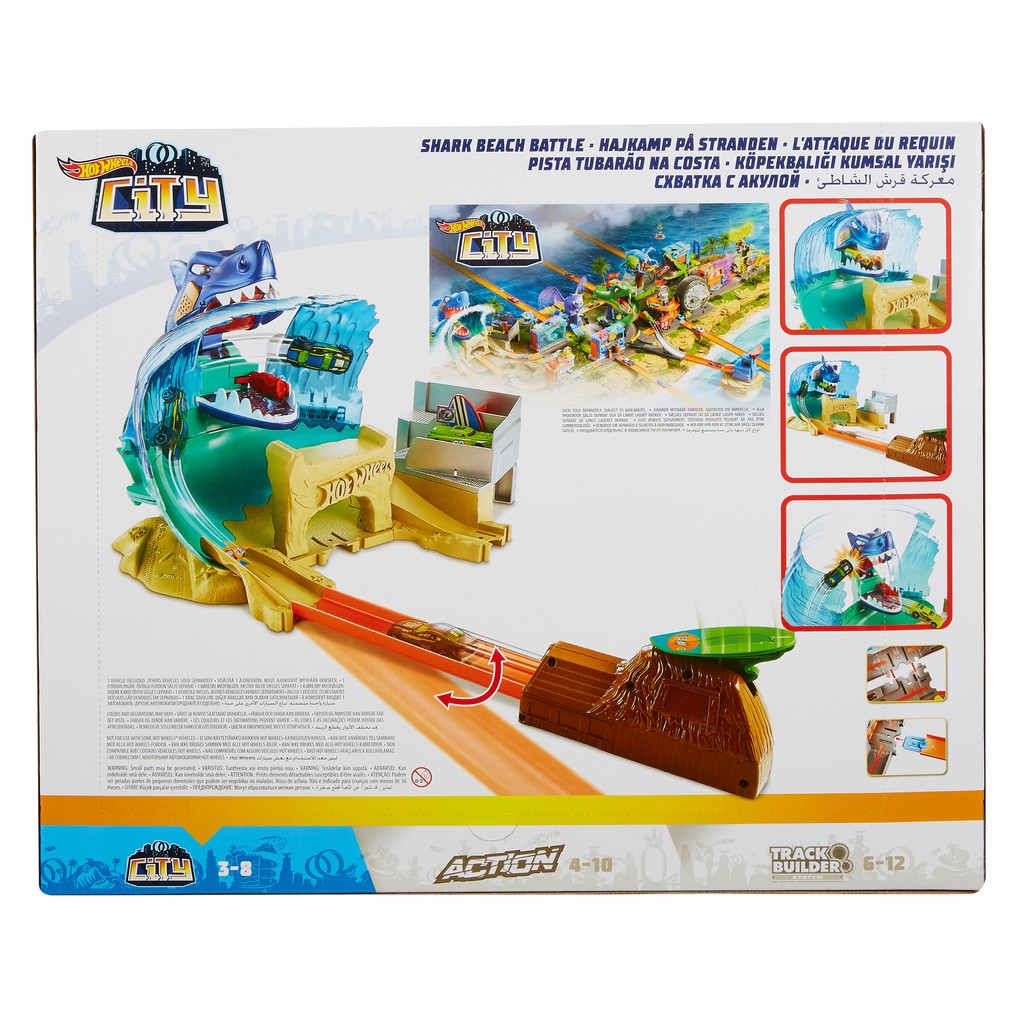 shark beach battle hot wheels city