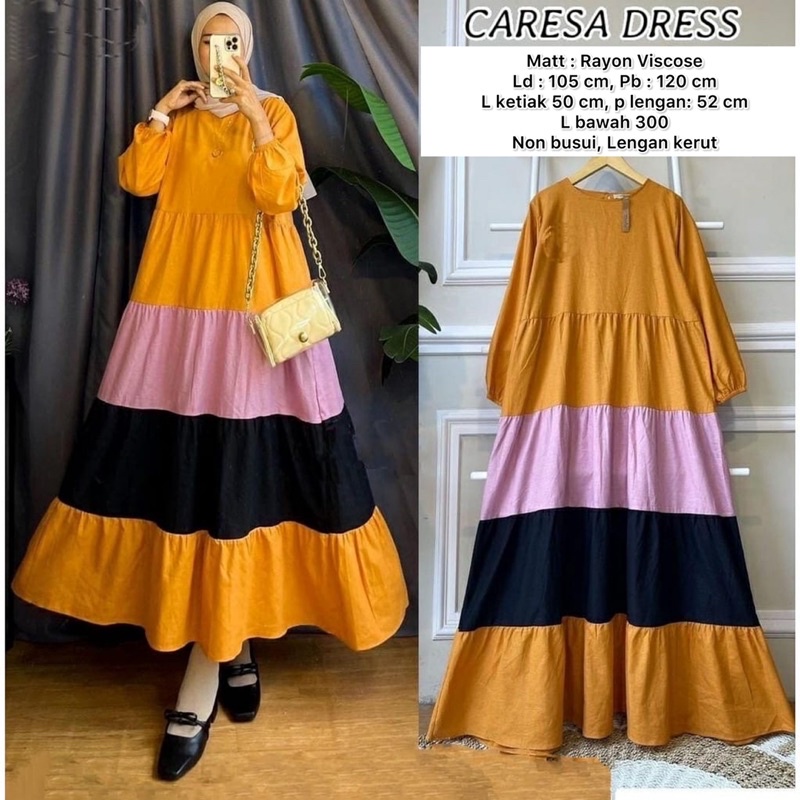 CARESA MIDI DRESS / MIDI DRESS TERBARU