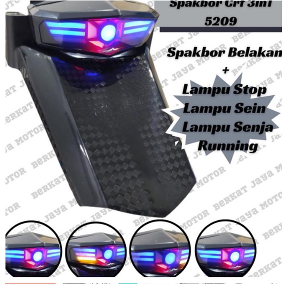 STOP LAMP BELAKANG plus sparkboard lampu stop belakang 3 IN 1 CRF 150 L 5209