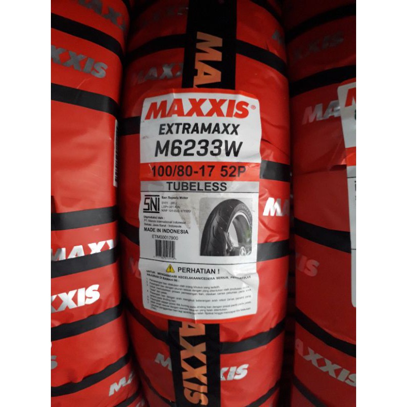 BAN MOTOR MAXXIS EXTRAMAXX M6233 100/80-17