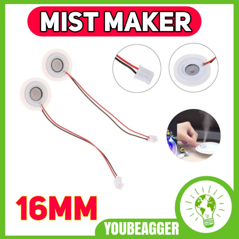 mist maker 16mm 108Khz Ultrasonic ceramic humidifier