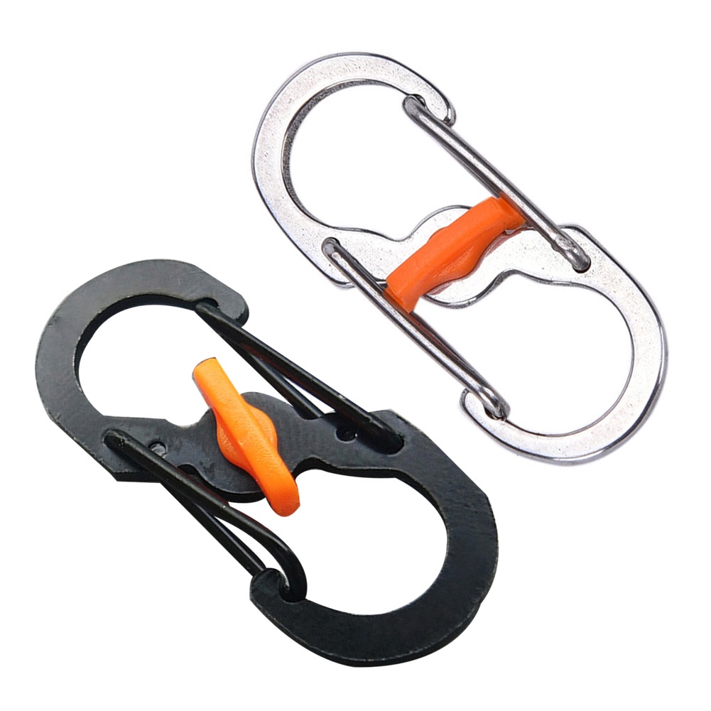 canaan 8-Shaped Outdoor Hook Buckle Snap Clip Mount Climbing Carabiner Chain Key Chain