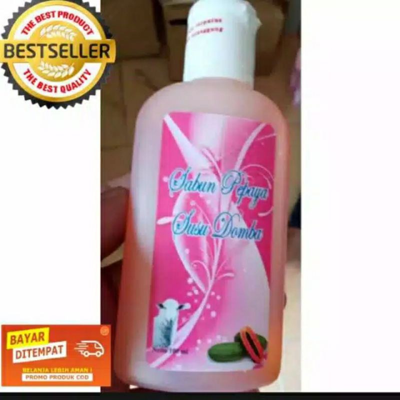 Sabun cair susu domba 100%Asli