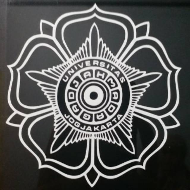 

Cutting Sticker Logo Univ. Gadjah Mada UGM