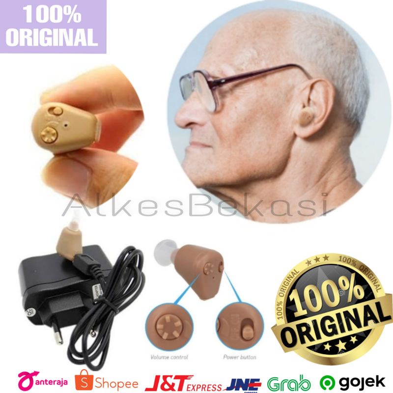 Alat Bantu Dengar Cas Orang Tua K88 Original Garansi Hearing Aid Charger