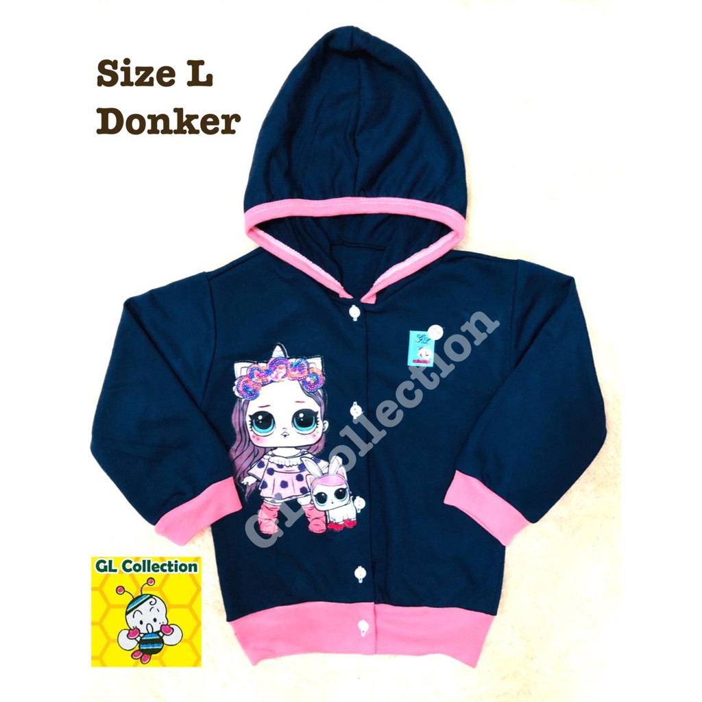 OBRAL! JAKET ANAK SIZE S M L 6BULAN-3TAHUN LAMPU LED LOL