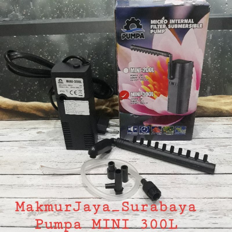 pumpa SUNSUN 300L Internal Filter Internal Aquarium Pumpa Mini