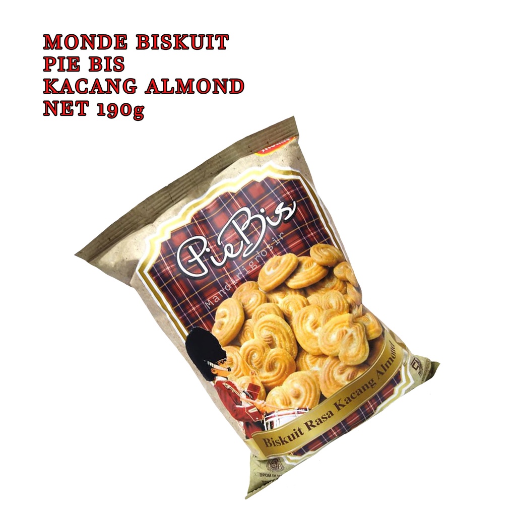 BISKUIT RASA KACANG ALMOND *MONDE * 190g