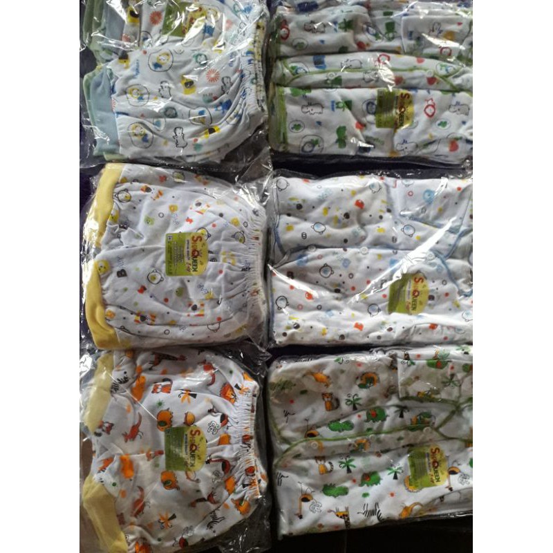 K-TA SNI 3 Setelan Bayi MOTIF Baju Lengan Pendek Celana Pendek Baju Bayi Newborn Perlengkapan bayi baru lahir