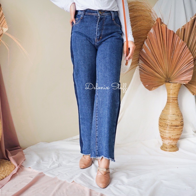 DELONIX | Side list kulot jeans