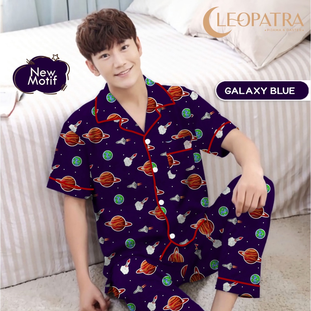 SS Piyama Monalisa CLEOPATRA CP Celana Panjang Lengan Pendek L All Size Motif Karakter - Part 1 Dewasa