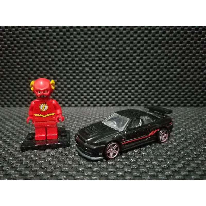 Hot wheels hotwheels nissan skyline gtr r34 bnr34 r 34 black hitam