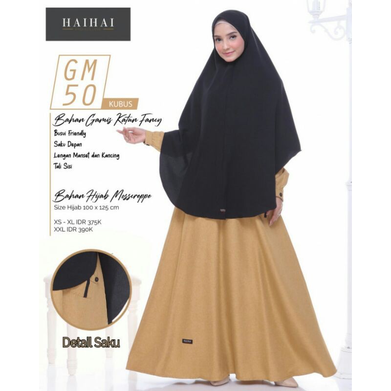 Promo Sale Nibras Gamis+hijab GM 50