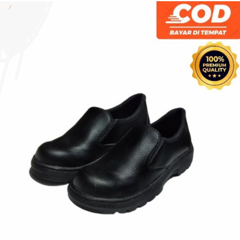 Sepatu  safety Boots Pria Terlaris dan Termurah bisa untuk di dapur dan di lapangan