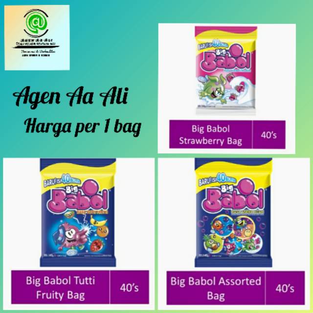 

Permen Karet Big Babol Bag