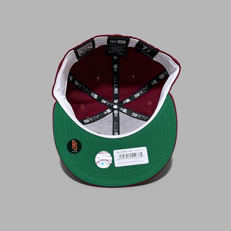 TOPI NEW ERA ORIGINAL 5950 WS 1980 WASHINTON NATIONALS MAROON UV GREEN