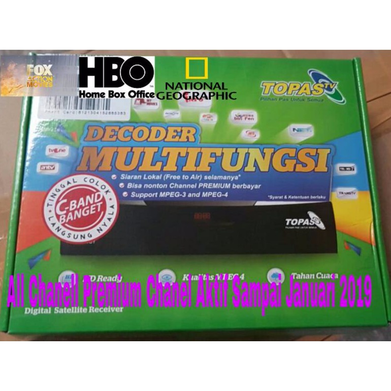 TOPAS TV VOCER GRATIS CHANEL PREMIUM 2 TAHUN