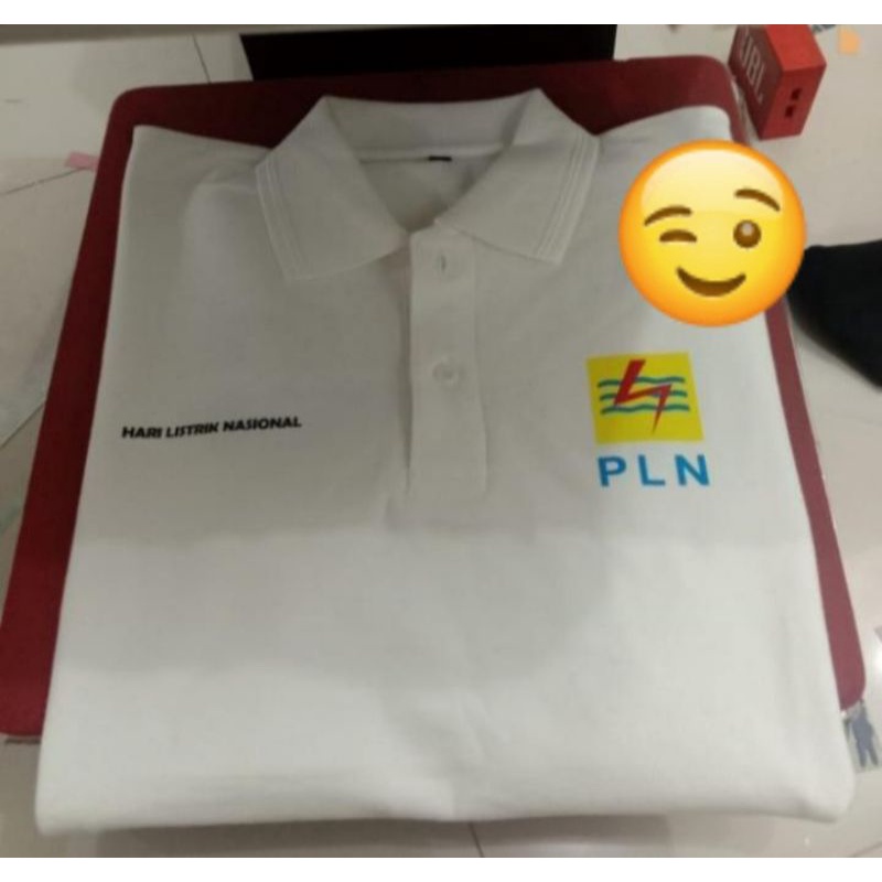 kaos polo t-shirt baju kerah PLN Good Quality